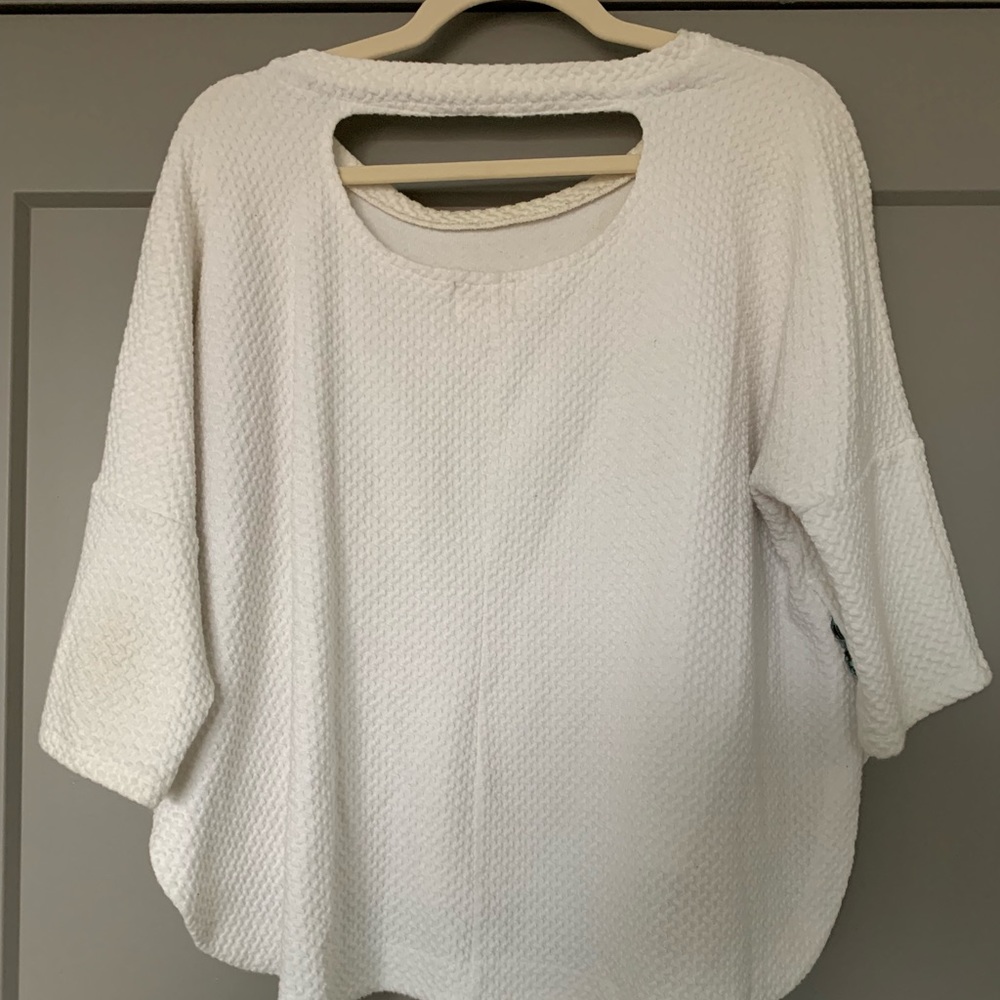 Anthropologie Sweater White - Medium - Picture 5 of 6